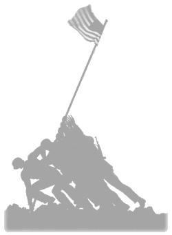 [Image of soldiers raising the US flag]